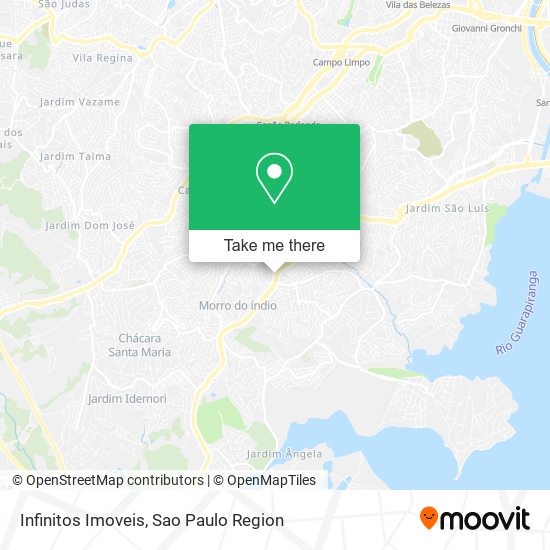 Infinitos Imoveis map