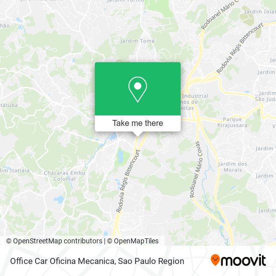 Office Car Oficina Mecanica map