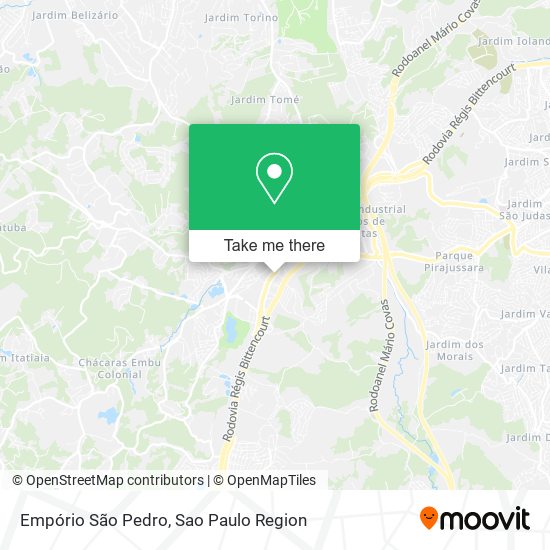Empório São Pedro map