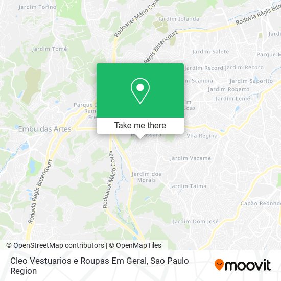 Cleo Vestuarios e Roupas Em Geral map