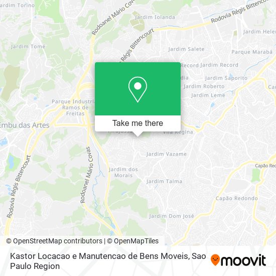 Kastor Locacao e Manutencao de Bens Moveis map