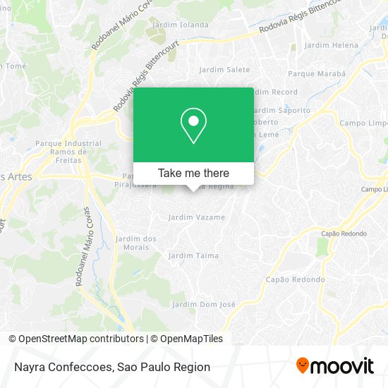 Nayra Confeccoes map