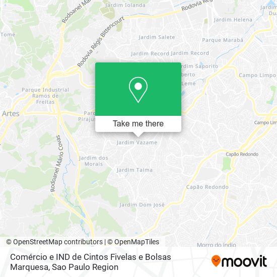 Comércio e IND de Cintos Fivelas e Bolsas Marquesa map