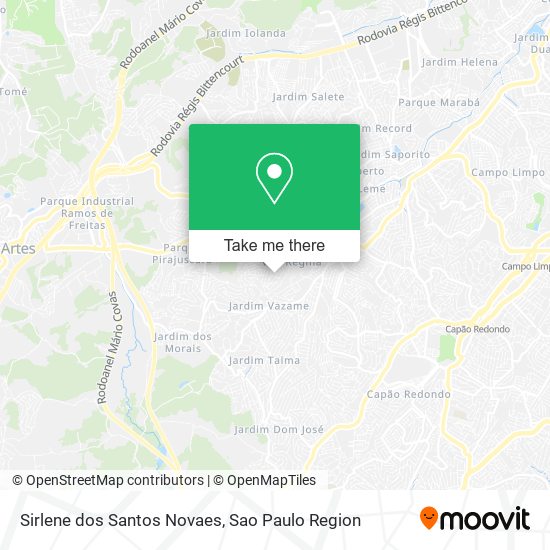 Sirlene dos Santos Novaes map