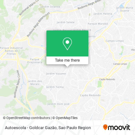 Mapa Autoescola - Goldcar Gazão