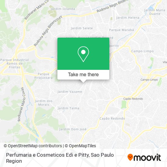 Mapa Perfumaria e Cosmeticos Edi e Pitty