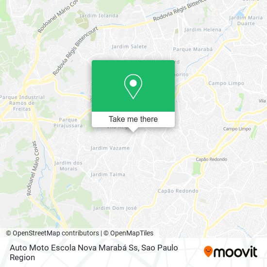 Mapa Auto Moto Escola Nova Marabá Ss