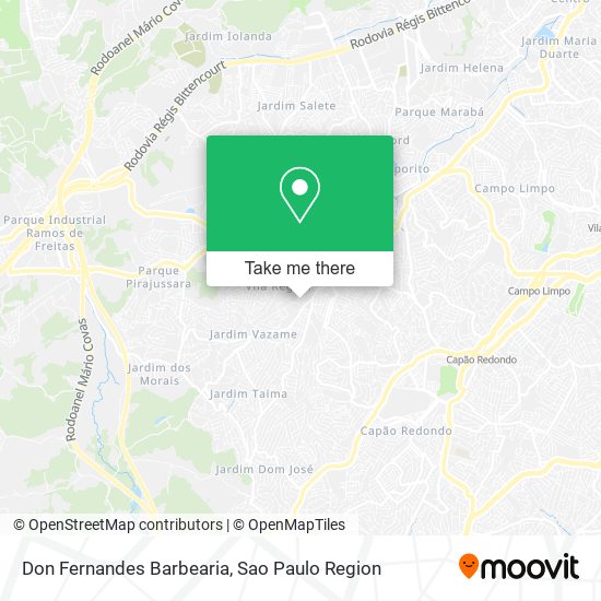 Don Fernandes Barbearia map