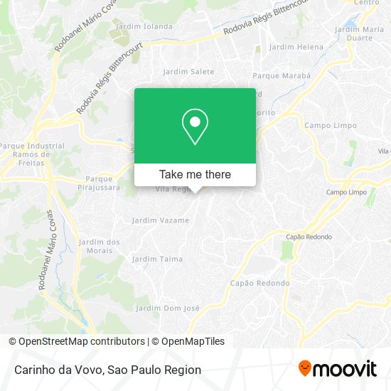 Carinho da Vovo map