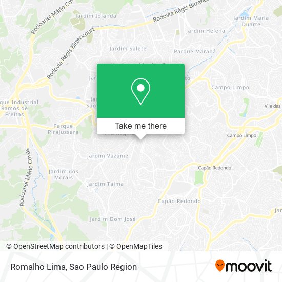 Mapa Romalho Lima