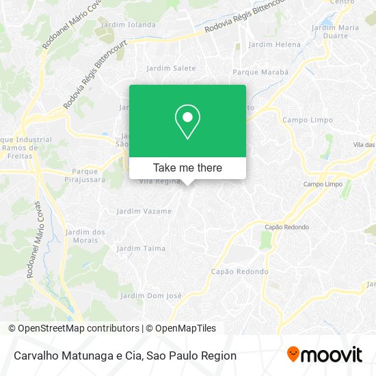 Carvalho Matunaga e Cia map