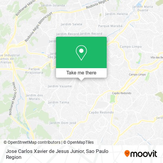 Jose Carlos Xavier de Jesus Junior map