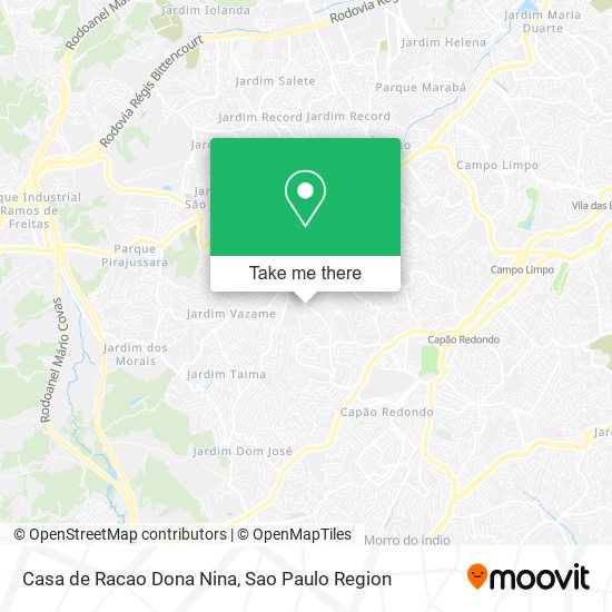 Mapa Casa de Racao Dona Nina