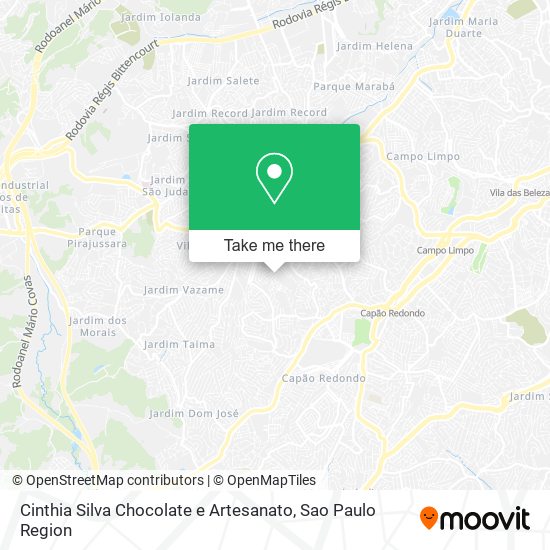 Cinthia Silva Chocolate e Artesanato map