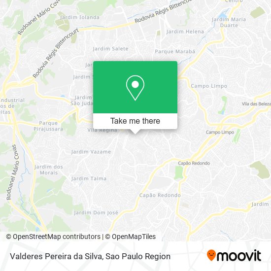 Valderes Pereira da Silva map