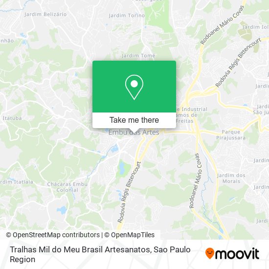 Mapa Tralhas Mil do Meu Brasil Artesanatos