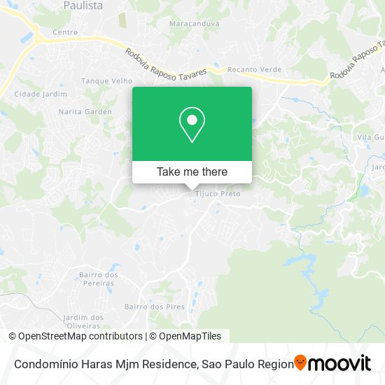 Condomínio Haras Mjm Residence map