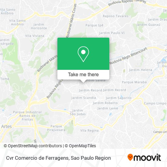 Cvr Comercio de Ferragens map