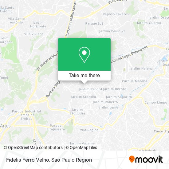 Fidelis Ferro Velho map