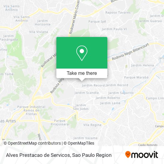 Alves Prestacao de Servicos map