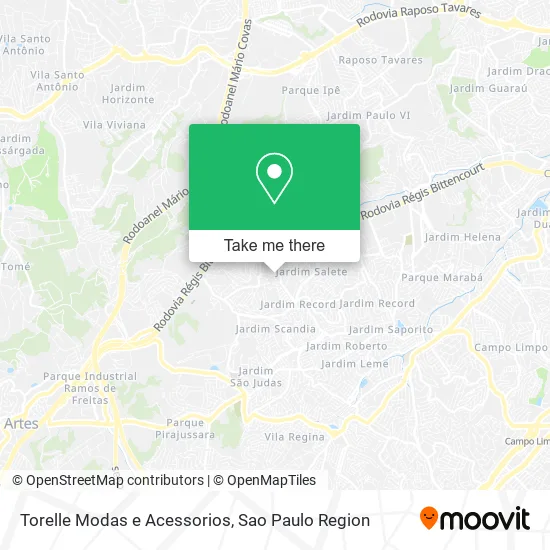 Torelle Modas e Acessorios map