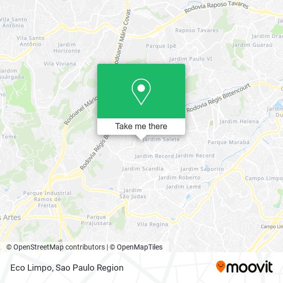 Eco Limpo map