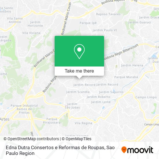 Edna Dutra Consertos e Reformas de Roupas map