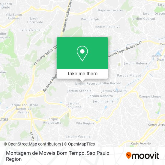 Montagem de Moveis Bom Tempo map