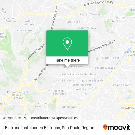 Eletrons Instalacoes Eletricas map
