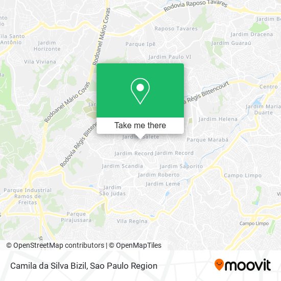 Mapa Camila da Silva Bizil