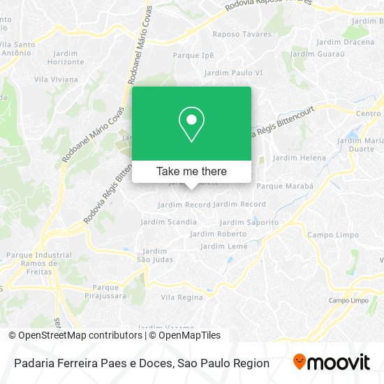 Padaria Ferreira Paes e Doces map