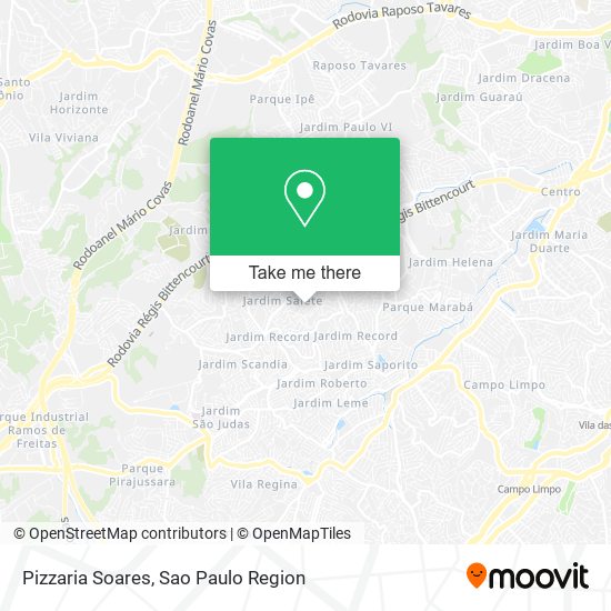 Pizzaria Soares map