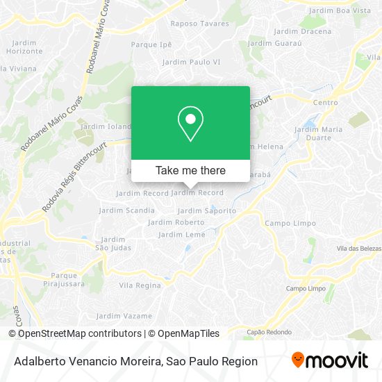 Adalberto Venancio Moreira map