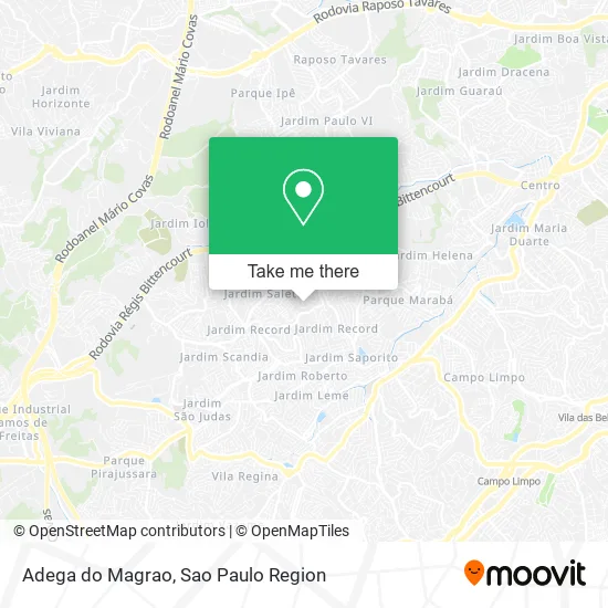 Adega do Magrao map