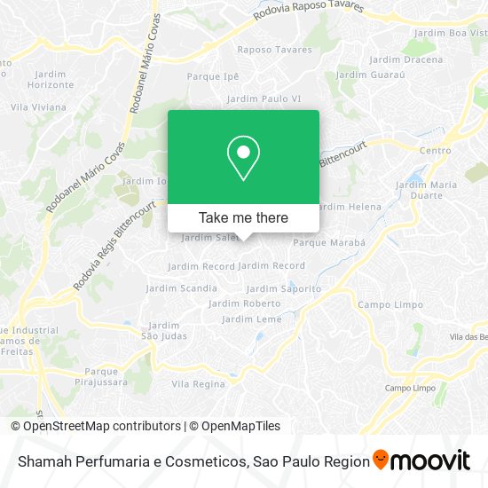 Shamah Perfumaria e Cosmeticos map