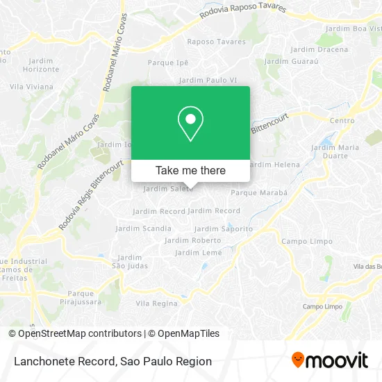 Lanchonete Record map