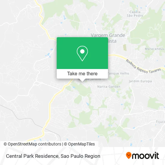 Central Park Residence map