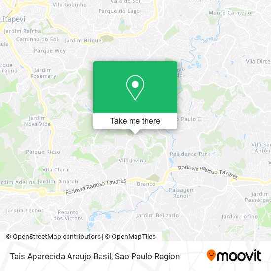 Tais Aparecida Araujo Basil map