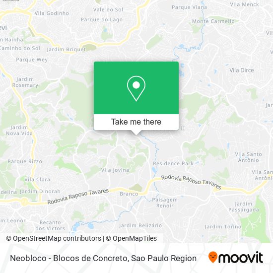 Neobloco - Blocos de Concreto map