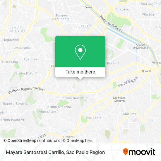 Mayara Santostasi Carrillo map