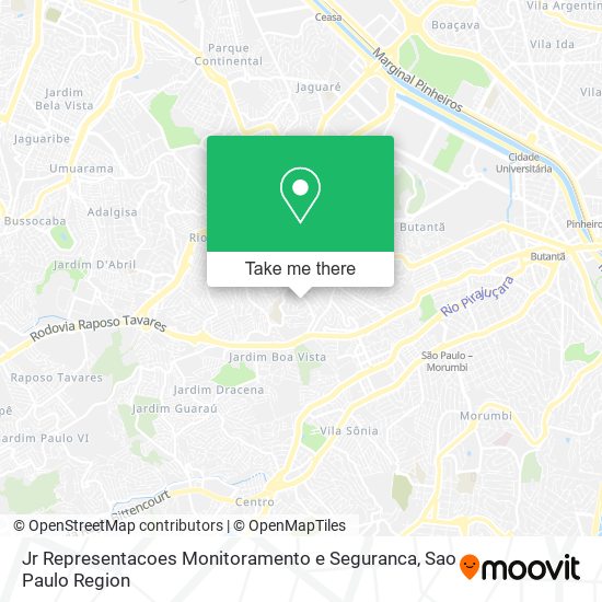 Jr Representacoes Monitoramento e Seguranca map