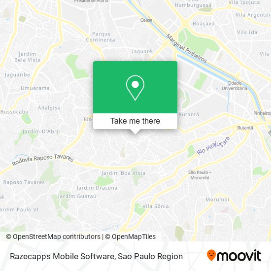 Razecapps Mobile Software map