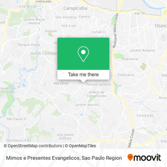 Mimos e Presentes Evangelicos map