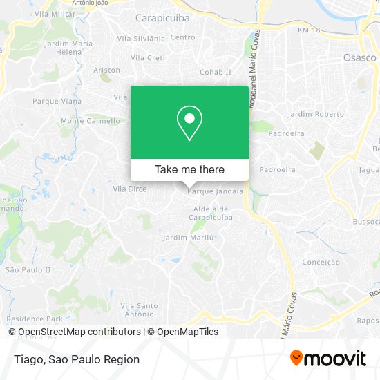 Tiago map