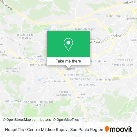 Hospit?lis - Centro M?dico Itapevi map