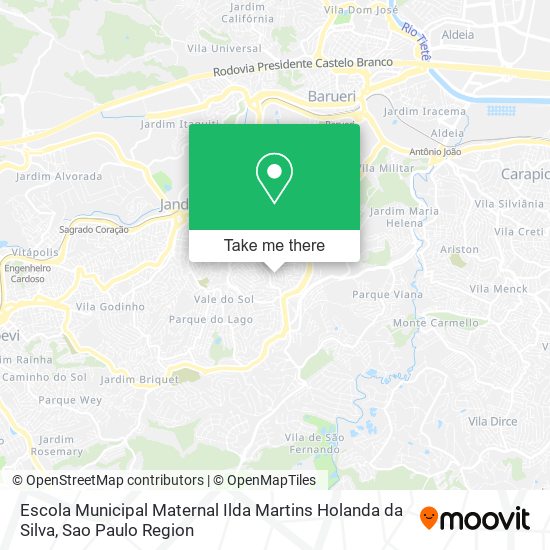 Escola Municipal Maternal Ilda Martins Holanda da Silva map