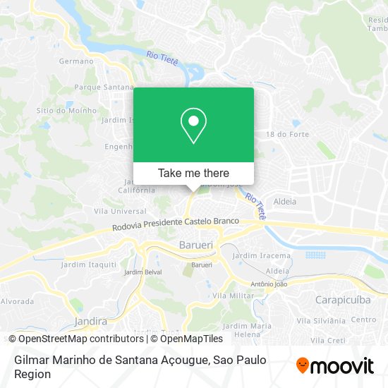 Gilmar Marinho de Santana Açougue map