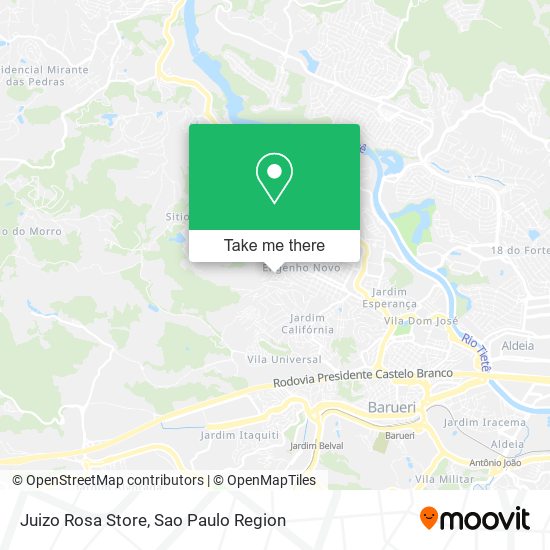 Juizo Rosa Store map