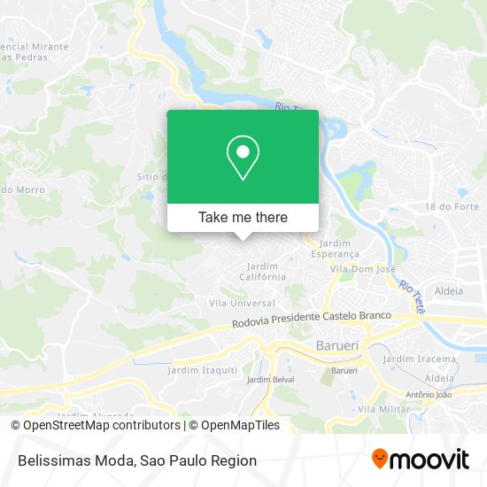 Belissimas Moda map