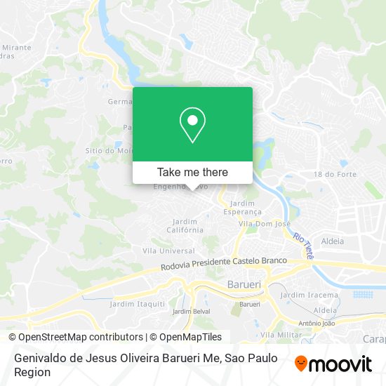 Genivaldo de Jesus Oliveira Barueri Me map
